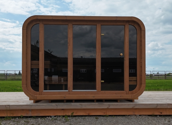 Bausatz moderne Außensauna